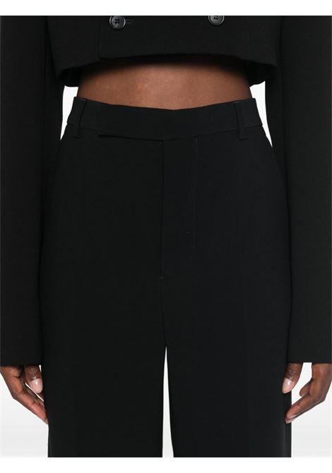 Black straight-leg tailored trousers Rick Owens - women RICK OWENS | RP02D3302HY09